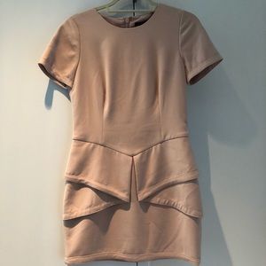 Blush BCBG dress